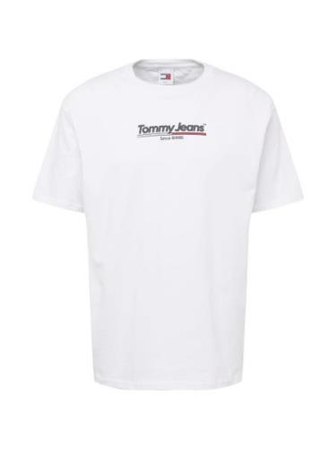 Tommy Jeans Bluser & t-shirts  mørkegrå / rød / hvid