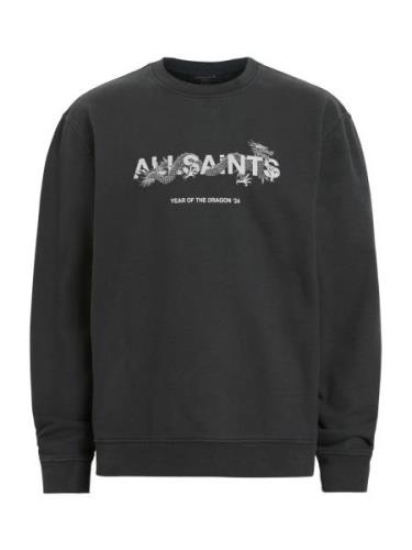 AllSaints Sweatshirt 'CHIAO'  sort / offwhite