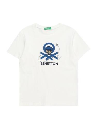 UNITED COLORS OF BENETTON Shirts  mørkeblå / sort / hvid