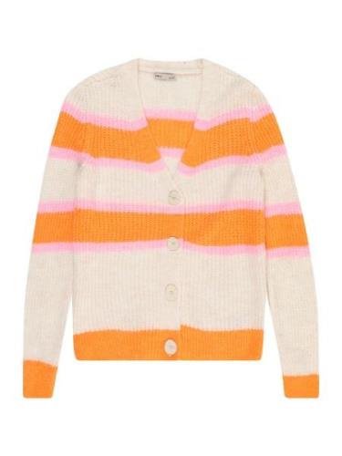 KIDS ONLY Cardigan 'ETHEL'  beige-meleret / orange / lys pink