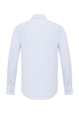 DENIM CULTURE Skjorte 'ERMIN'  navy / lyseblå / hvid
