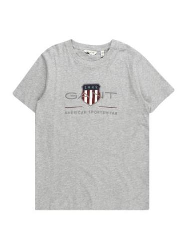 GANT Shirts 'ARCHIVE SHIELD'  mørkeblå / grå-meleret / vinrød / hvid