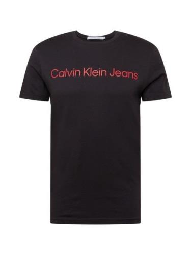 Calvin Klein Jeans Bluser & t-shirts  rød / sort