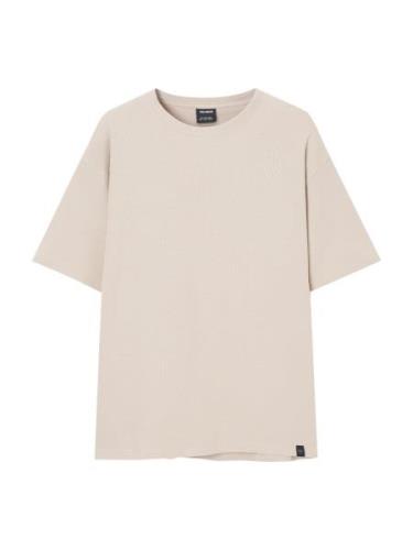 Pull&Bear Bluser & t-shirts  ecru / sort