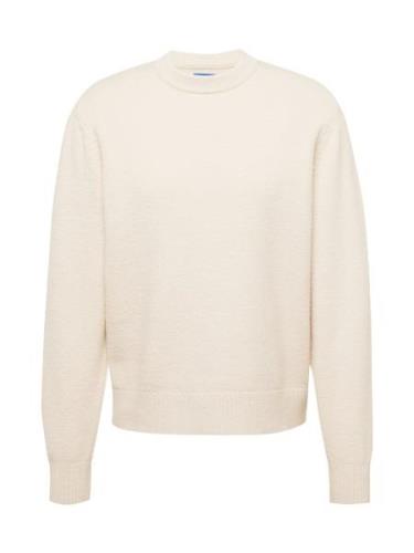 JACK & JONES Pullover 'FARO'  beige / royalblå