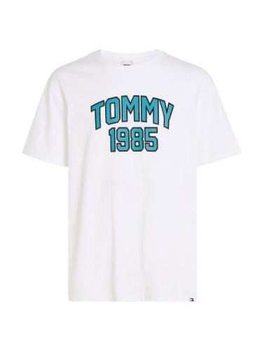 Tommy Jeans Bluser & t-shirts  cyanblå / sort / hvid