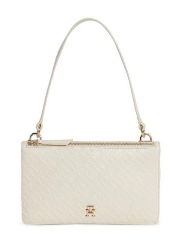 TOMMY HILFIGER Skuldertaske  lysebeige / guld