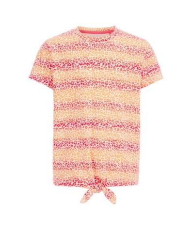 WE Fashion Bluser & t-shirts  lyseorange / pink / lys pink / offwhite