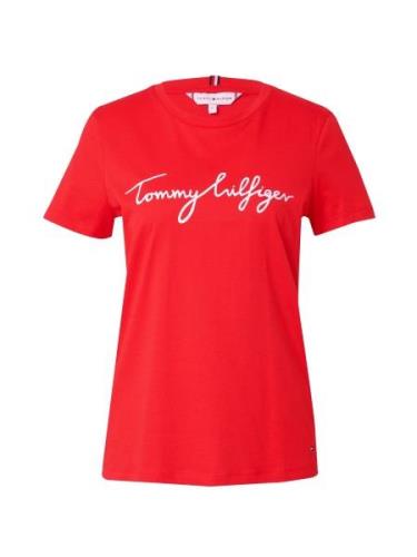 TOMMY HILFIGER Shirts  rød / hvid