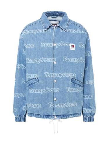 Tommy Jeans Overgangsjakke  navy / blue denim / rød / hvid