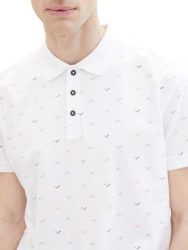 TOM TAILOR Bluser & t-shirts  lysegrå / sort / hvid