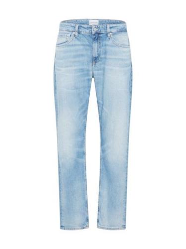 Calvin Klein Jeans Jeans 'SLIM TAPER'  blue denim / sort / hvid