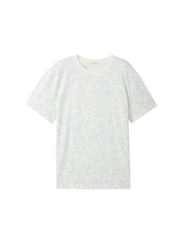 TOM TAILOR Shirts  lyseblå / offwhite