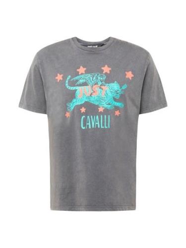 Just Cavalli Bluser & t-shirts  turkis / mørkegrå / orange