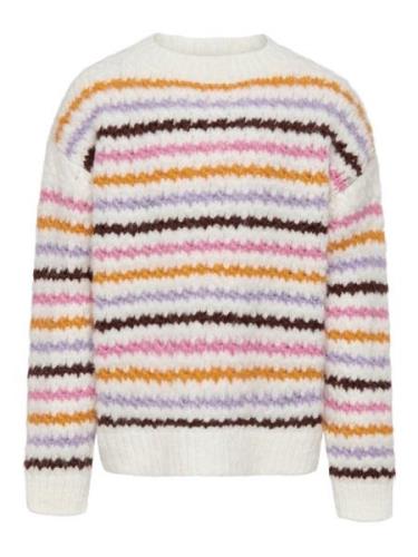 KIDS ONLY Pullover 'Haley'  lilla / orange / pink / hvid