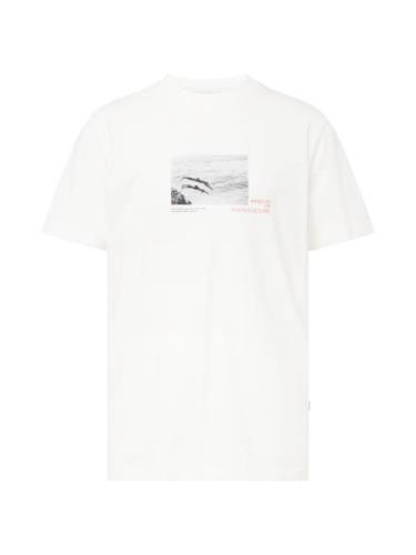 SELECTED HOMME Bluser & t-shirts  grå / hvid