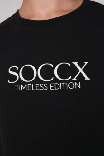 Soccx Shirts  sort / hvid