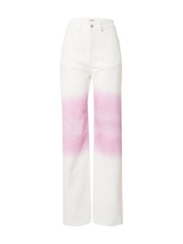 ABOUT YOU x Laura Giurcanu Jeans 'Alexis'  pink / hvid