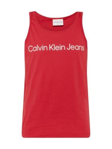 Calvin Klein Jeans Bluser & t-shirts  blodrød / hvid