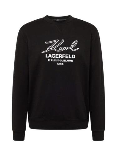 Karl Lagerfeld Sweatshirt  sort / hvid