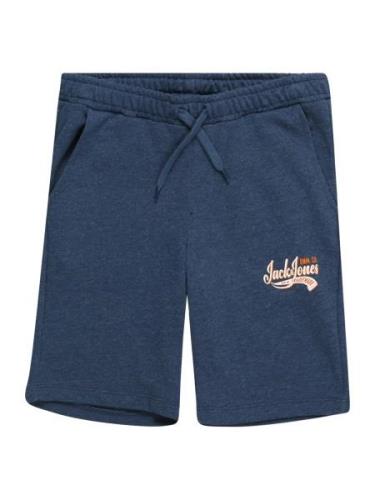 Jack & Jones Junior Bukser  mørkeblå / orange / hvid