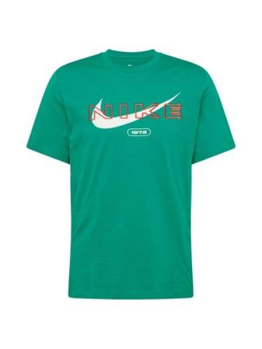 Nike Sportswear Bluser & t-shirts 'Club'  grøn / rød / hvid