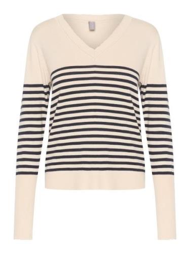 CULTURE Pullover 'Annemarie'  sort / offwhite