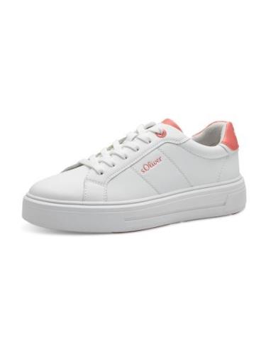 s.Oliver Sneaker low  lys rød / offwhite