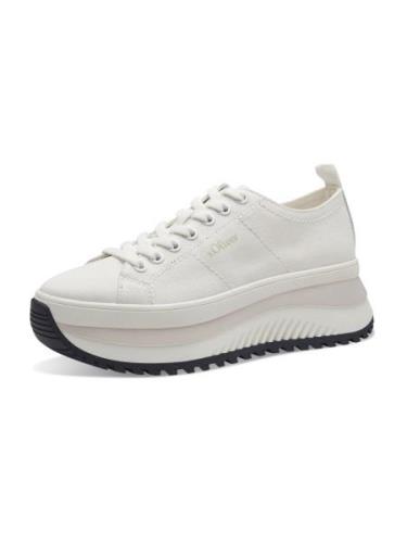s.Oliver Sneaker low  beige / hvid