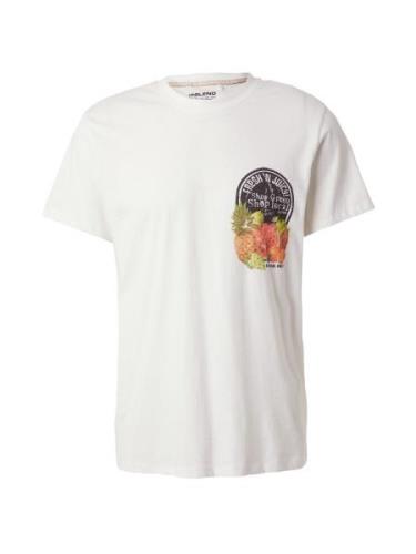BLEND Bluser & t-shirts  lysegrøn / orange / sort / hvid
