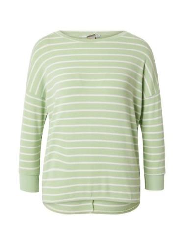 ZABAIONE Shirts 'Ti44na'  pastelgrøn / hvid