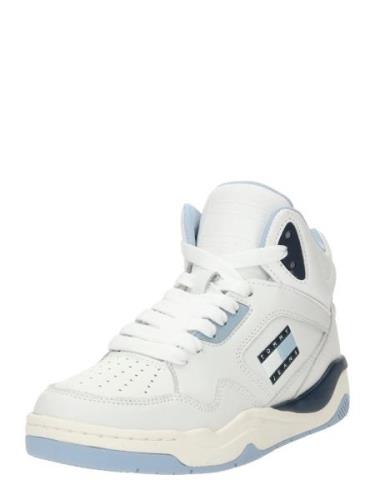 Tommy Jeans Sneaker high 'NEW BASKET'  marin / dueblå / hvid