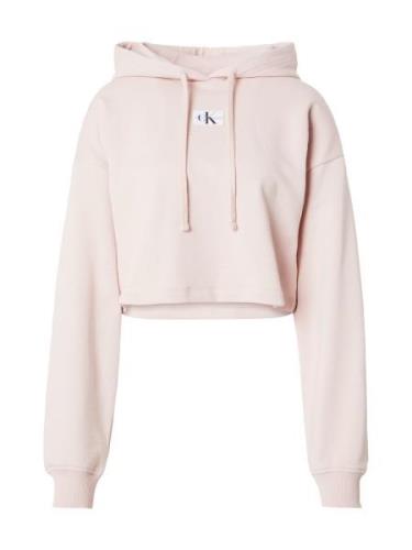 Calvin Klein Jeans Sweatshirt  lyserød / sort / hvid