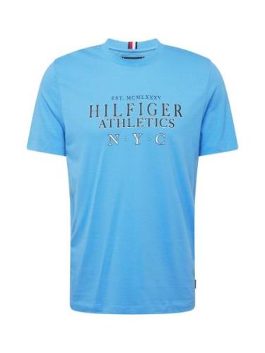 TOMMY HILFIGER Bluser & t-shirts 'NYC'  blå / sort / hvid
