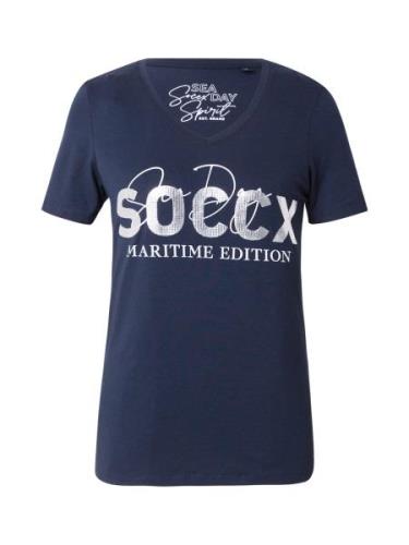 Soccx Shirts  navy / hvid