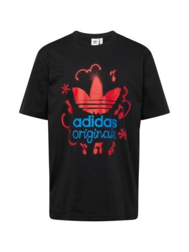 ADIDAS ORIGINALS Bluser & t-shirts  azur / rød / sort