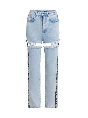 KARL LAGERFELD JEANS Jeans 'Transformable'  lyseblå / sort