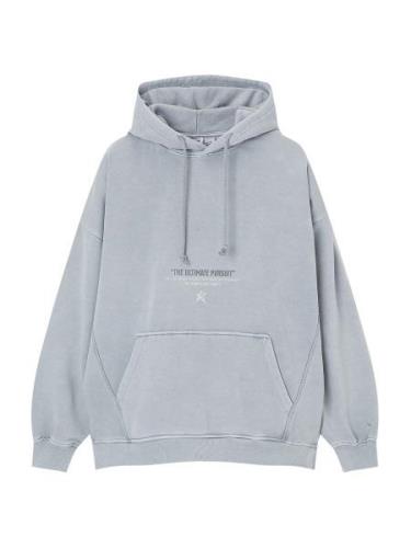 Pull&Bear Sweatshirt  grå / antracit / hvid