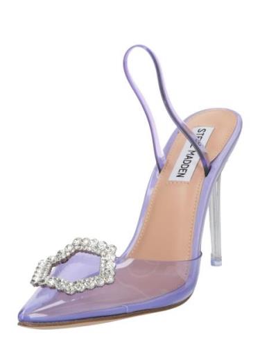 STEVE MADDEN Slingpumps 'Vionnet'  lavendel / sølv / transparent