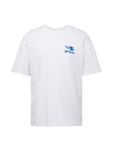 EDWIN Bluser & t-shirts 'Stay Hydrated'  royalblå / hvid