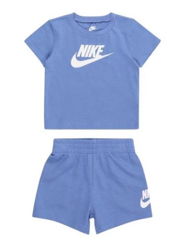 Nike Sportswear Joggingdragt 'CLUB'  røgblå / hvid