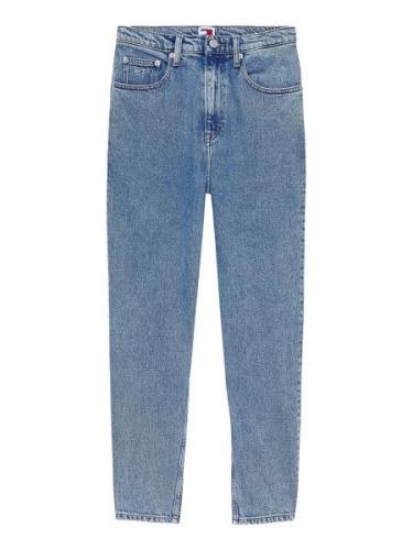 Tommy Jeans Jeans 'MOM JeansS'  navy / blue denim / rød / hvid
