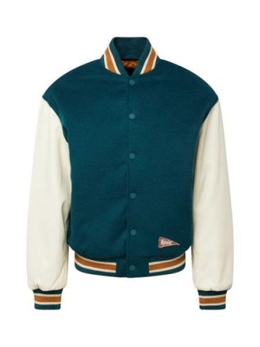 LEVI'S ® Overgangsjakke 'Coit Letterman Jacket'  petroleum / orange / ...