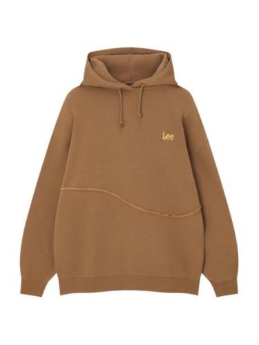 Pull&Bear Sweatshirt  brun / gul