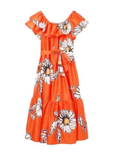 Desigual Sommerkjole 'Daisy'  gul / orange / sort / hvid