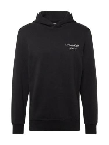 Calvin Klein Jeans Sweatshirt 'ECLIPSE'  lyseblå / sort / hvid