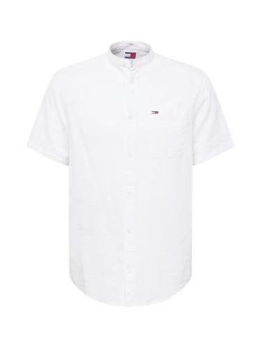 Tommy Jeans Skjorte 'MAO'  navy / rød / hvid