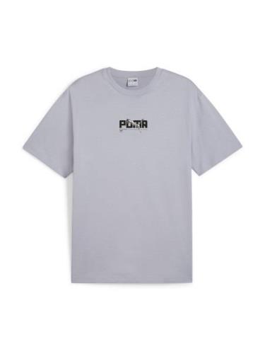 PUMA Bluser & t-shirts  mørkegrå / sort / sølv