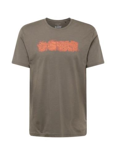 G-Star RAW Bluser & t-shirts  mudderfarvet / orange