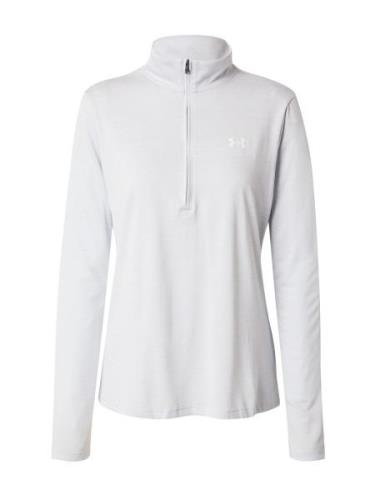 UNDER ARMOUR Funktionsbluse 'Tech Twist'  lysegrå / hvid